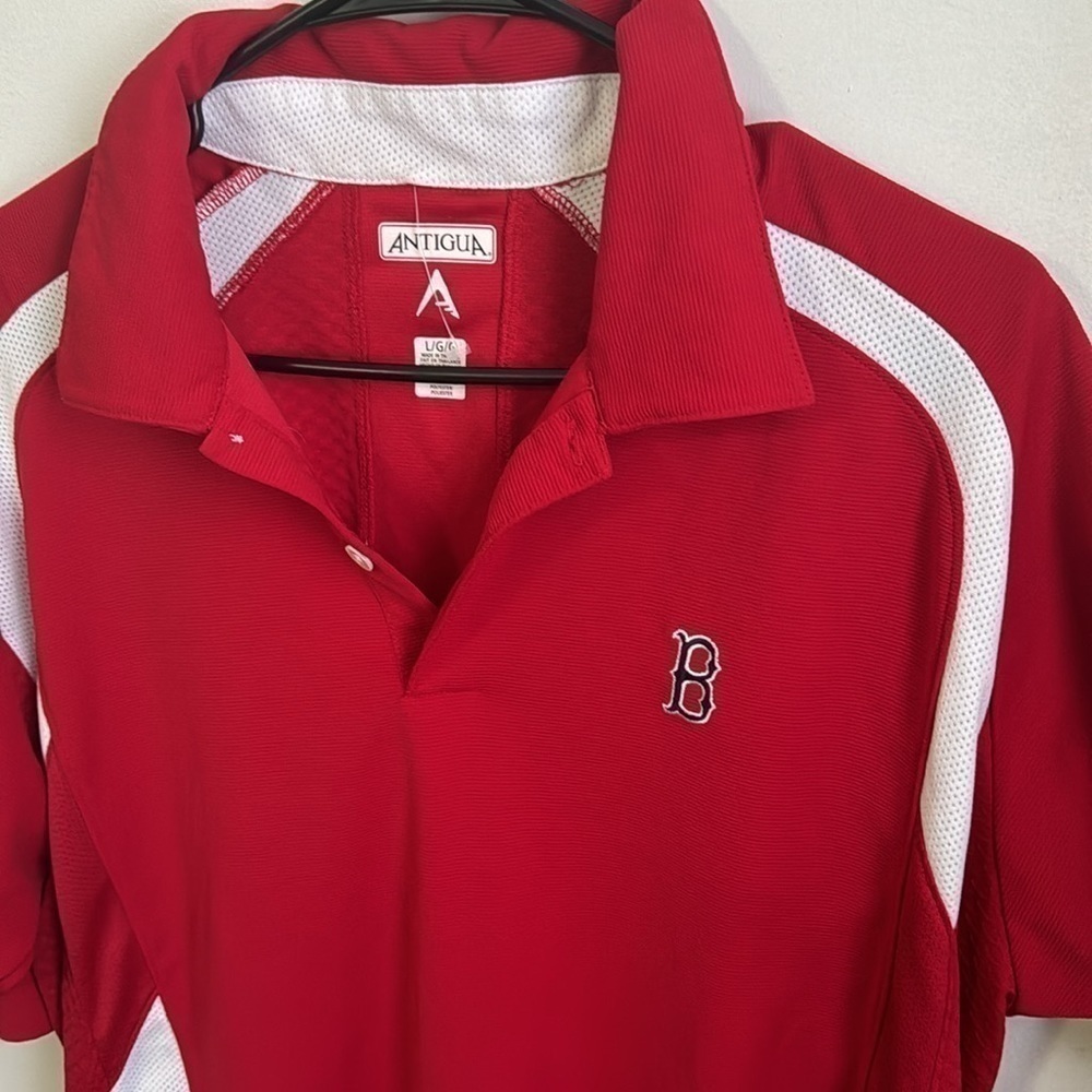 Large men’s Antigua short sleeve Boston Red‎ Sox shirt - Picture 2 of 5